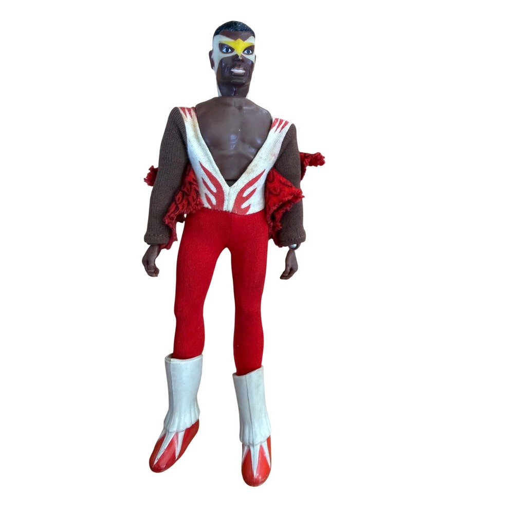 Vintage 1976 Mego WGSH 8" Falcon Figure Complete‎ Original